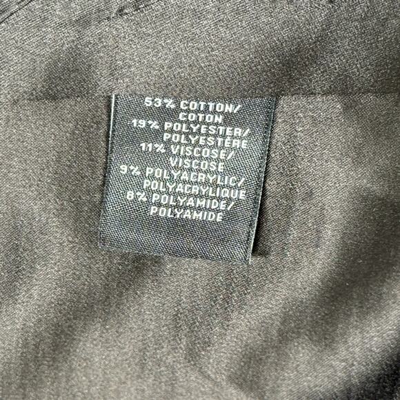 Lafayette 148 New York Charcoal Textured Tweed Blazer Subtle Sequin Fleck Sz 16 - Picture 7 of 12